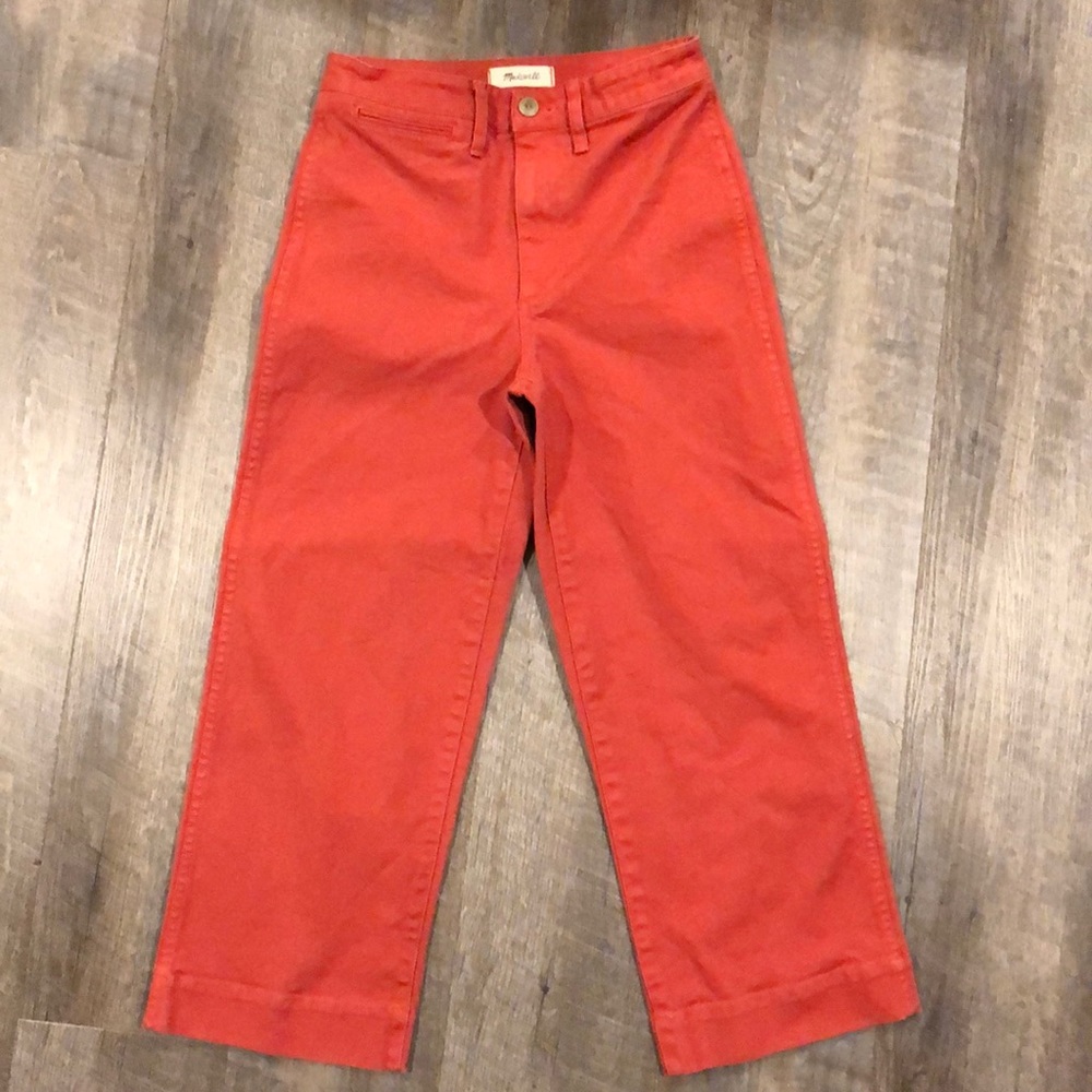 Madewell Slim Emmett Wide Leg Crop | 26